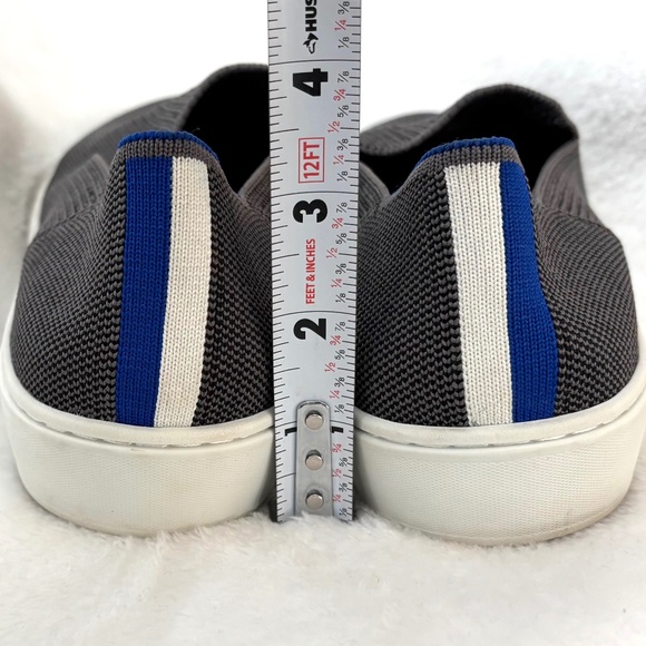 RETIRED Gray Rothy’s The Original Casual Slip On Knit Washable Sneakers Size 9 - Picture 11 of 16